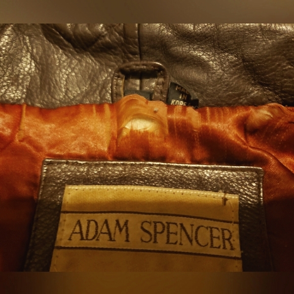 Adam Spencer Brown Leather Fringe Jacket - Picture 8 of 9